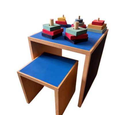 Mesa didáctica encastre